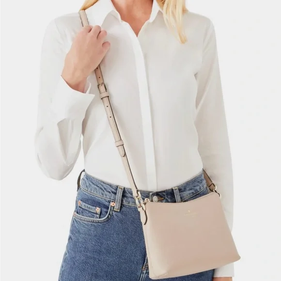 Kate Spade Bailey Crossbody Bag in Warm Beige - Picture 2 of 14